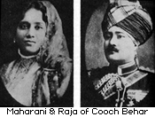 Rani Suniti Devi & Raja of Cooch Behar